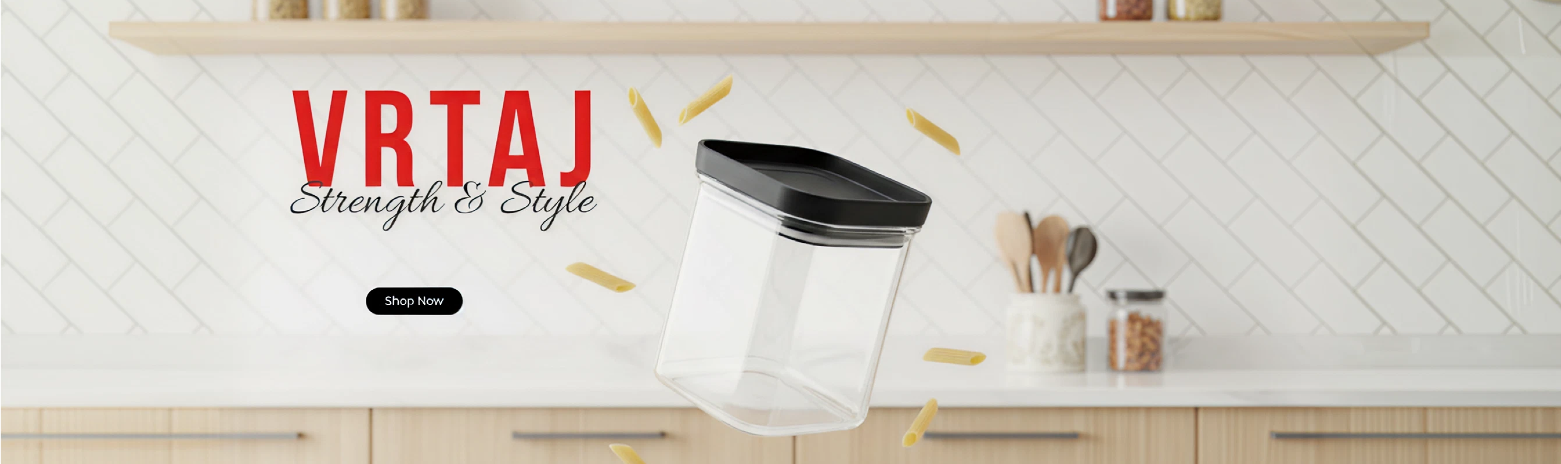 VRTAJ premium kitchen essentials collection featuring modern cookware and utensils